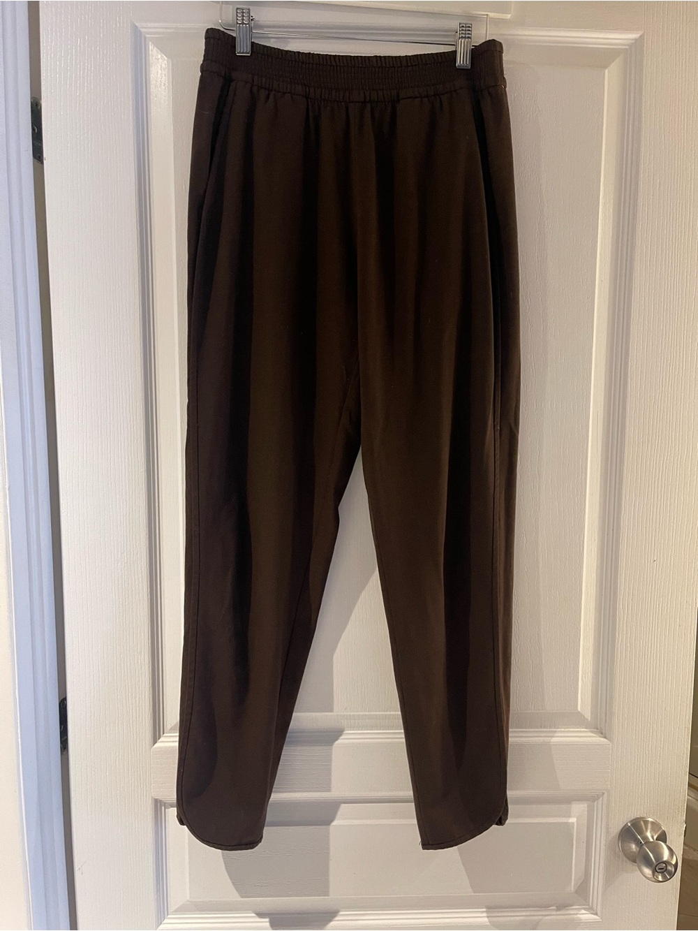 Zara Women’s Dark Brown Elastic Waist Joggers